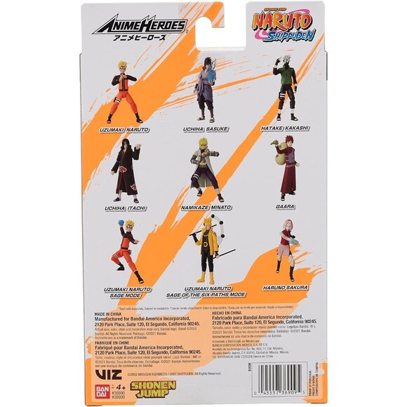 Bandai Naruto Shippuden Anime Heroes Haruno Sakura - 6.5" Action Figure NIB - Picture 7 of 7